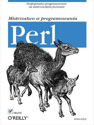 cover image of Perl. Mistrzostwo w programowaniu